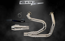 Charger l'image dans la galerie, STEALTH PIPES 2-1 INOX POLI / SPORTSTER 86-03
